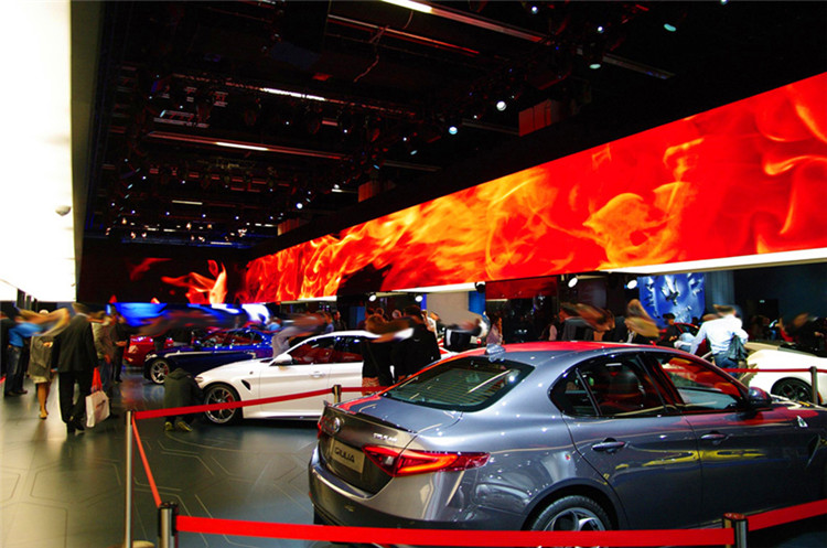 P1.923 Indoor HD LED Video Panel in Germany Auto Show