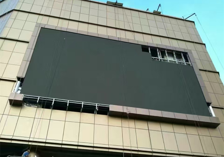 180 Sqm P10 outdoor advertising screen in Zhejiang