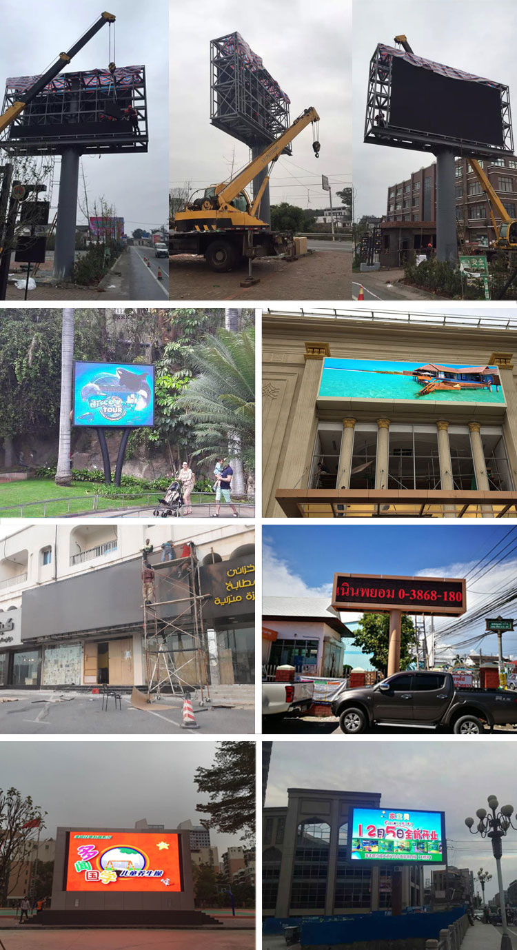 p10 led module outdoor advertising led display screen panel