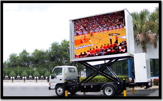 Outdoor&indoor pitch 6mm SMD LED Mobile Display