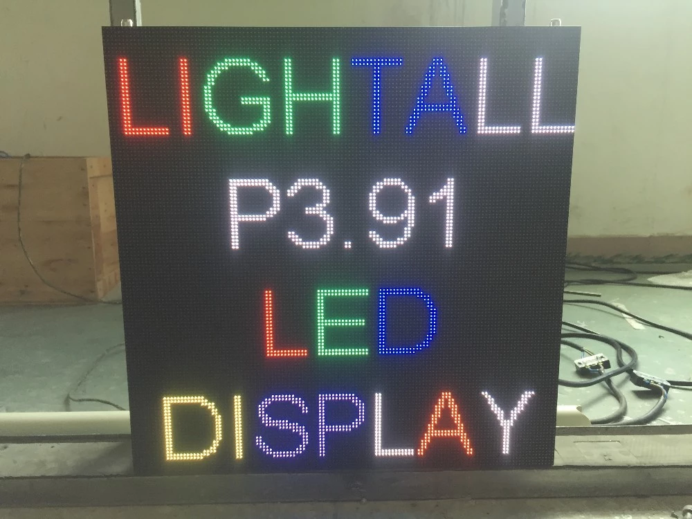 P3.91 SMD 500x1000mm die cast aluminum cabinet rental Indoor led display