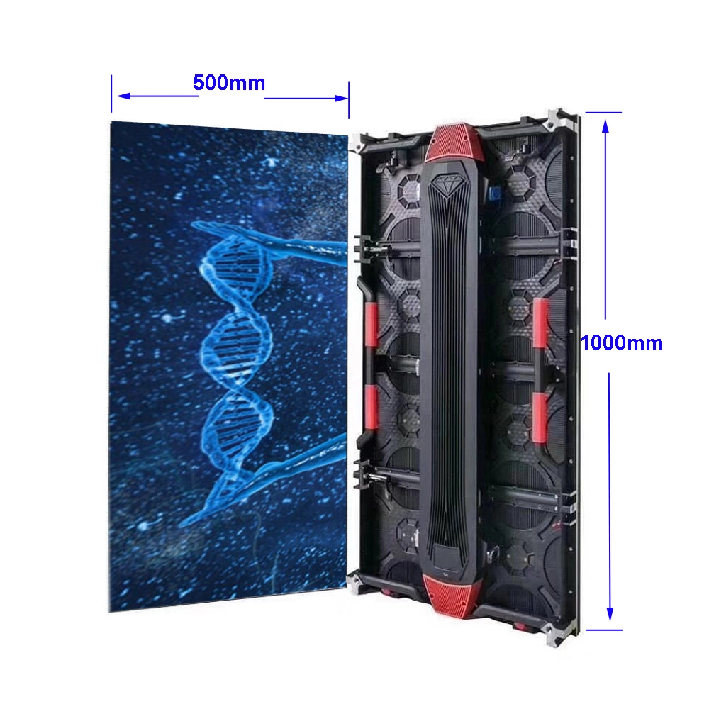500*1000mm P3.91 P4.81 Advertise Led Display Panels Led TV Wall Rental