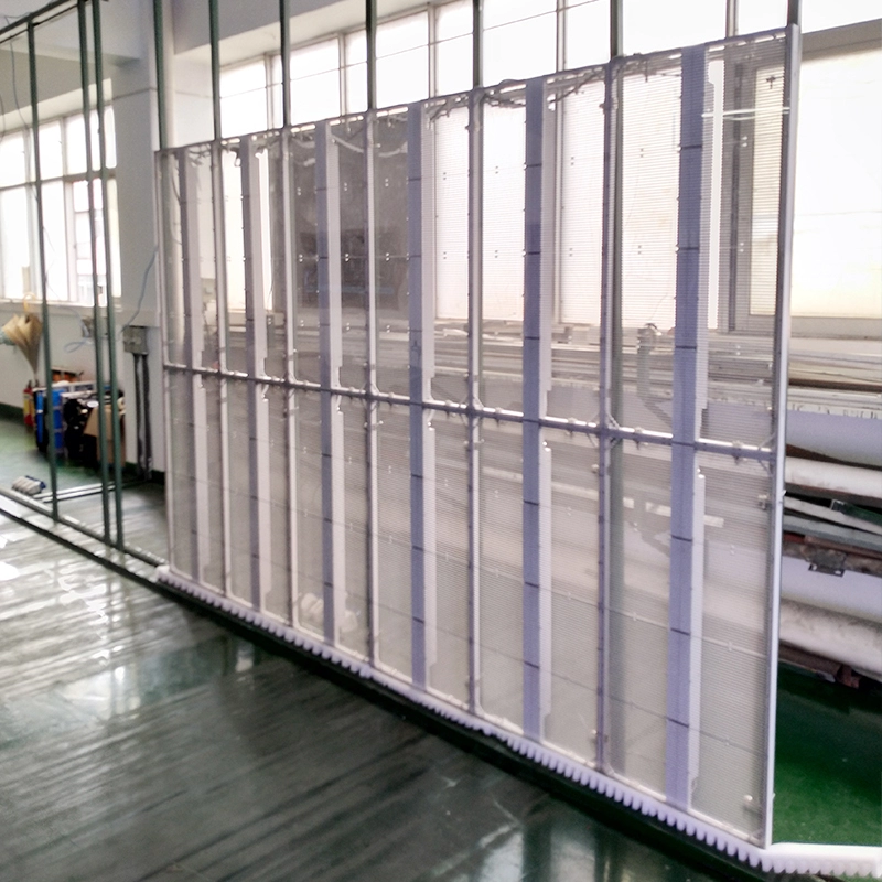 P3.91 LED Transparent Video Display Screen Indoor Window Glass LED Advertising