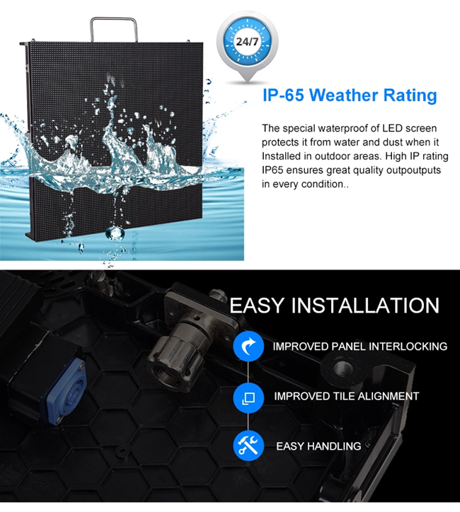 Indoor /Outdoor P2.976 P3.91 P4.81 Led Panel Screen/Led Display