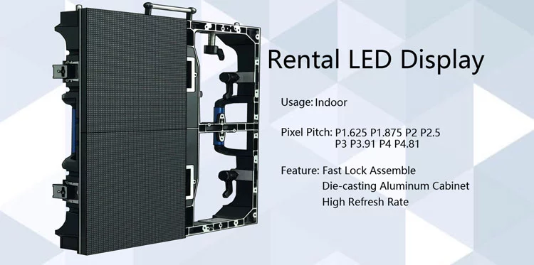 LED Video Wall SMD P3.91 Indoor Rental LED Display for Concert