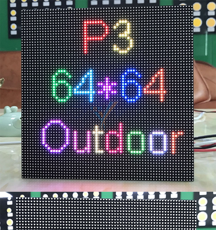 P3 Outdoor Smd 1921 192x192mm Full Color Led Display Moldule