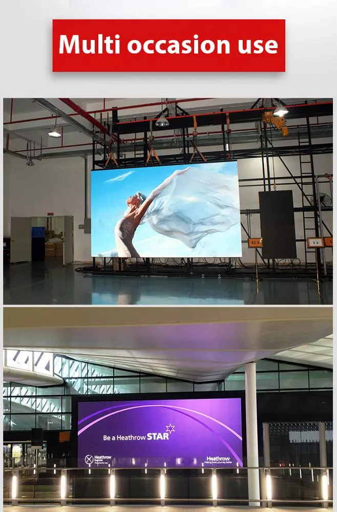 p3.91 p4 indoor led large church stage screen video wall price for concert