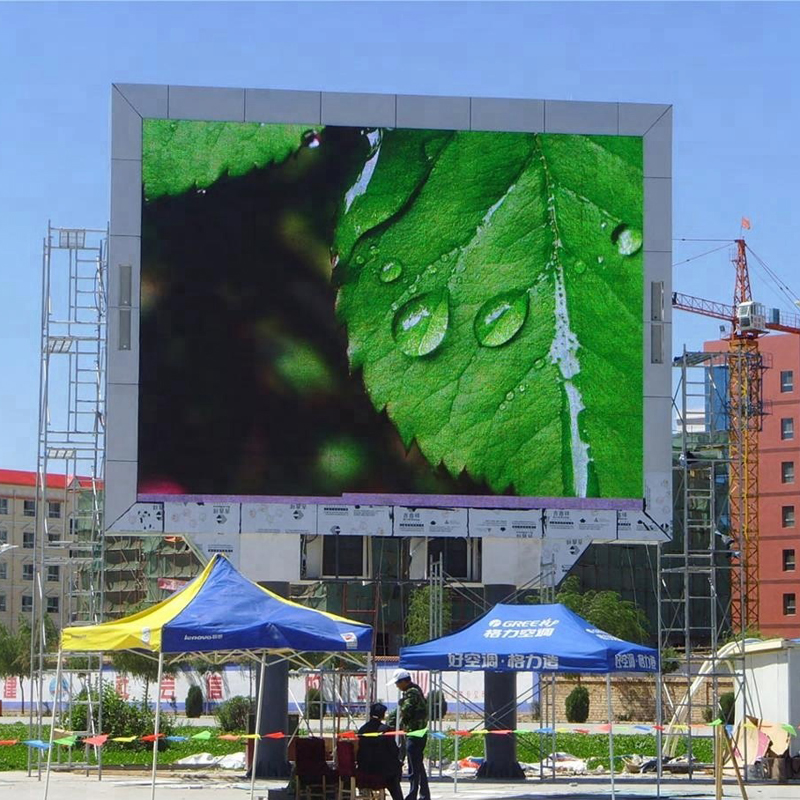 P6 outdoor RGB full color pixels pitch panel SMD dot matrix led display screen