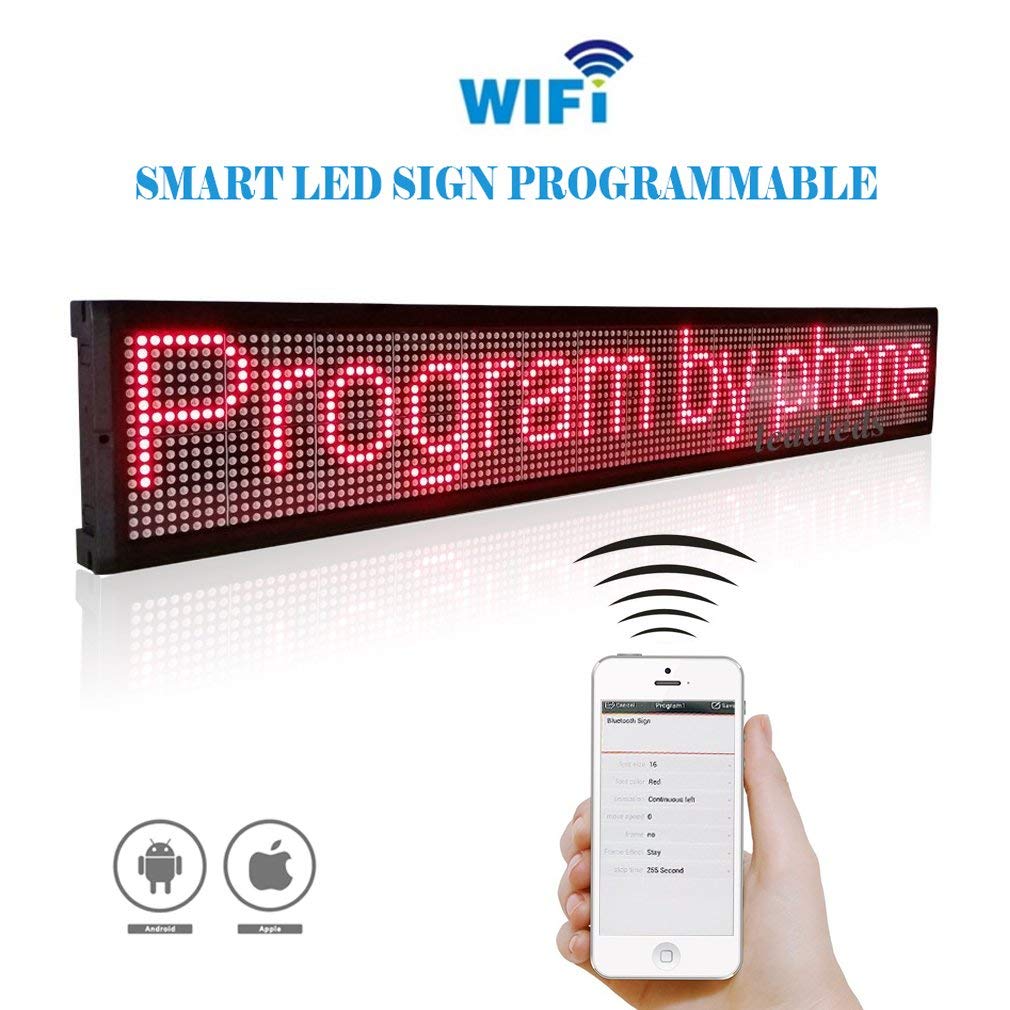High Brightness p10mm LED display Outdoor/semi outdoor red P1