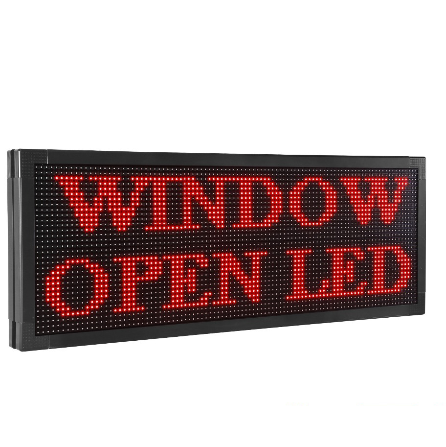 High Brightness p10mm LED display Outdoor/semi outdoor red P1