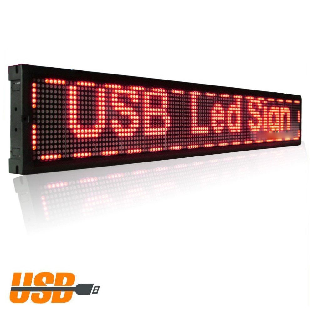 High Brightness p10mm LED display Outdoor/semi outdoor red P1