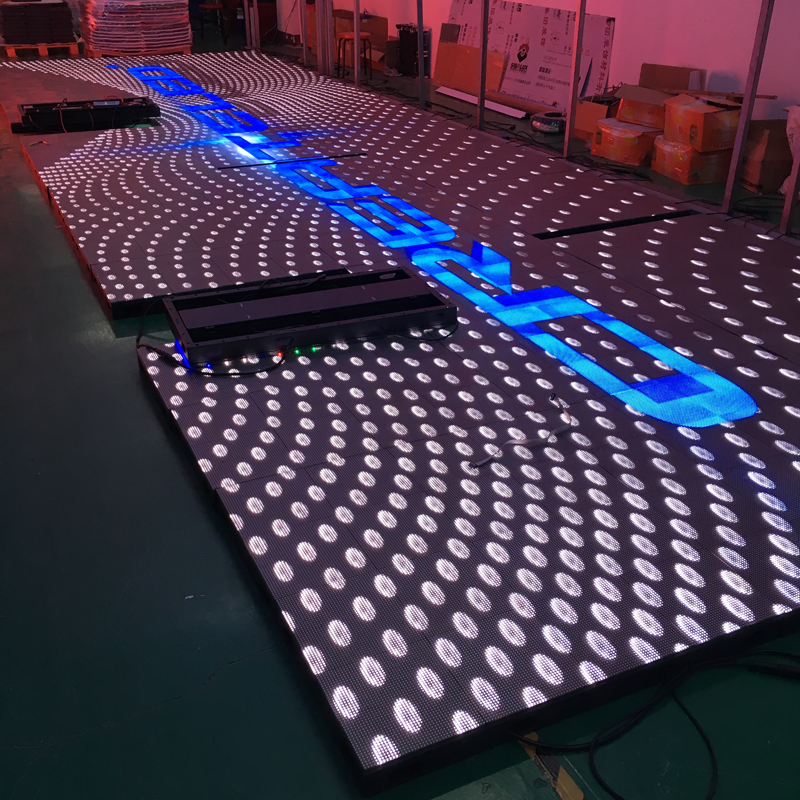 P6.25 LED Light Up Tiles Disco party night club Interactive Sensitive Video Dance Floor Display P6.25 LED Light Up Tiles Disco party night club Interactive Sensitive Video Dance Floor Display