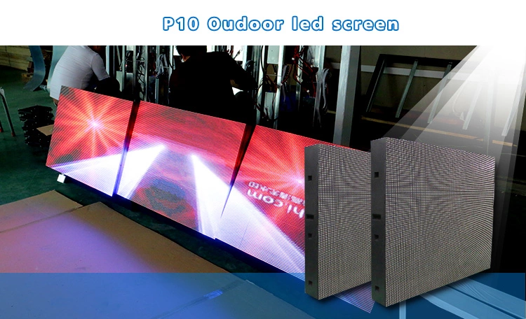 P10 outdoor advertising car led digital sign video wall display screen board panel