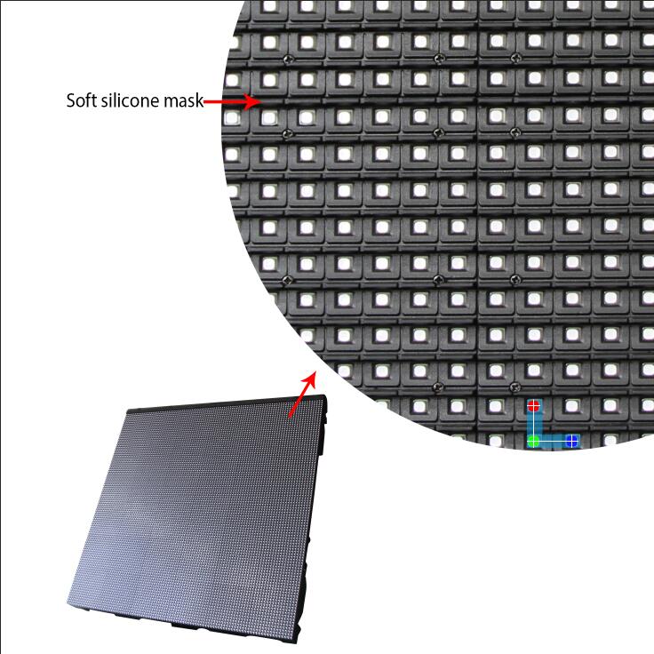 p10 outdoor waterproof led display screen / led outdoor module with soft mask