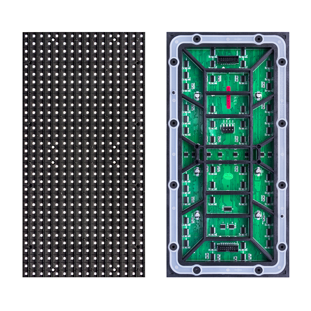 p10 outdoor waterproof led display screen / led outdoor module with soft mask