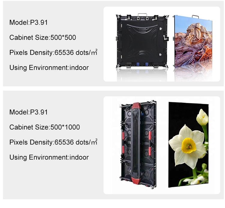 500*500 Indoor outdoor P3.91 Led Display Screen With Advertising