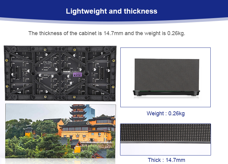 128x64 Pitch 2mm Small Matrix HD Display Panel Club Big TV