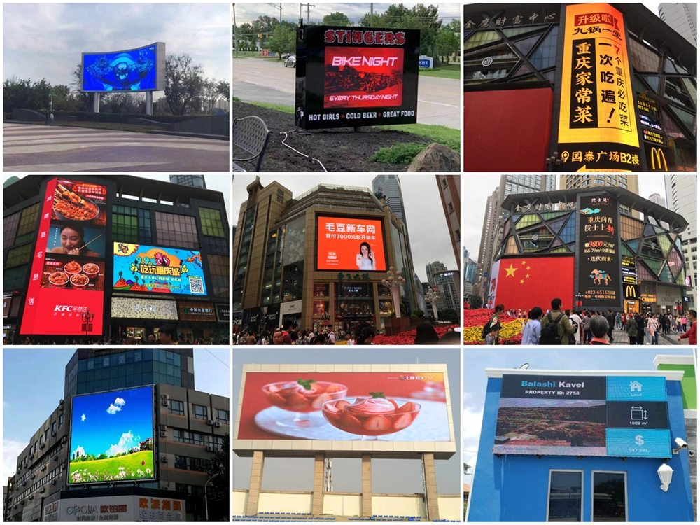 Outdoor rgb p10 led module led display for p6 p7.62 p8 p10 p12 p14 p16 p20 p25 led display modules