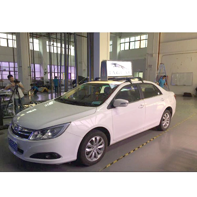 12V Car roof light PP material Top sign outside waterproof LED Blue TAXI Top display