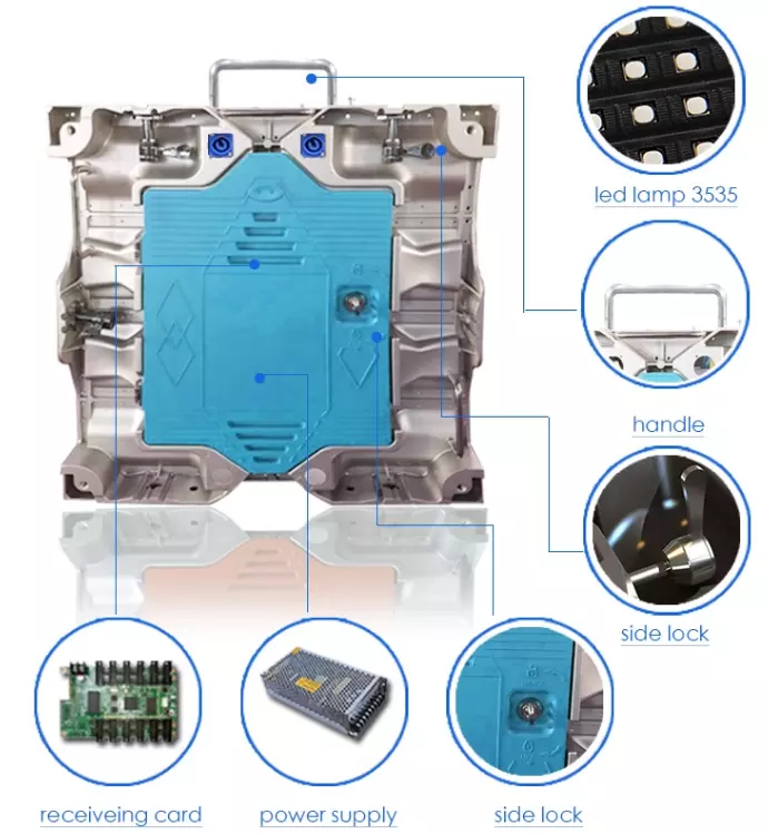 P4 P5 P6 P8 P10 outdoor rental hoisting small led display video wall