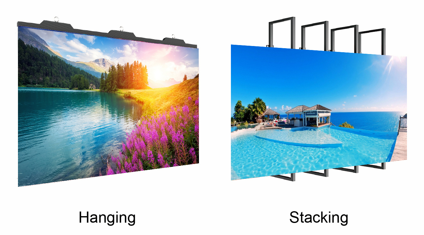 outdoor P4.81 Display Panel For Church 4.8Mm P4.8 Rental Wedding Stage Backdrop