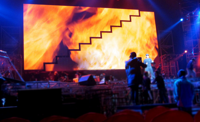P6.67 outdoor led display is shining in Hungary Europe