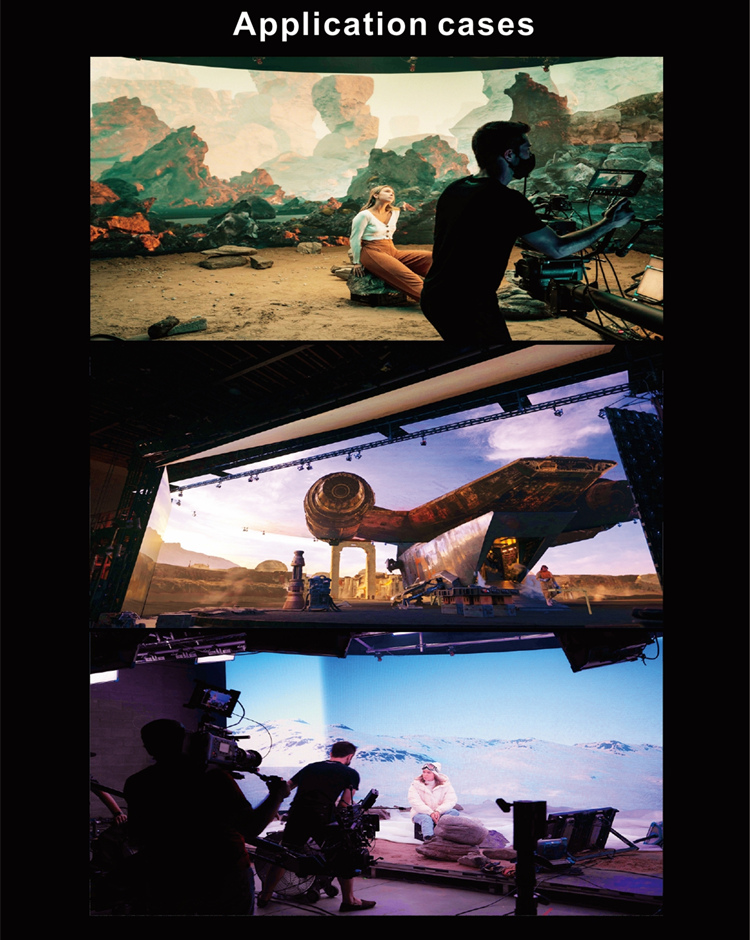 Unreal Reality Virtual Product Studio Production 3D Background LED Display