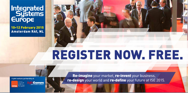 Invitation to Integrated Systems Europe (ISE) 2015