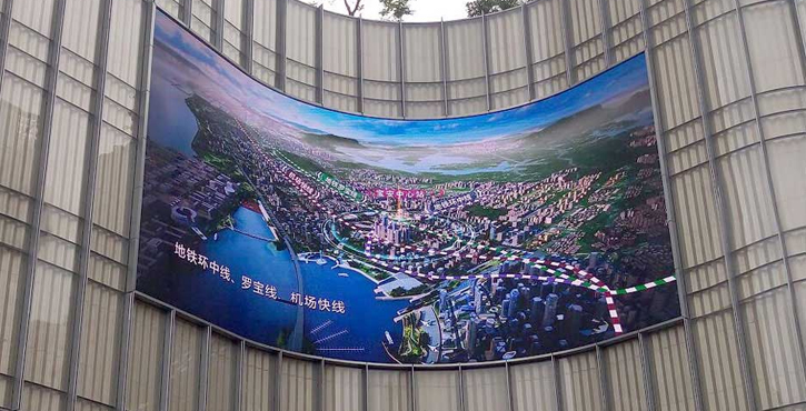Design and selection of full color LED display video walls