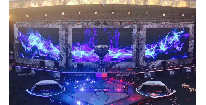 LED display panel walls electrostatic protection measures