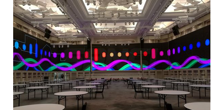 The characteristics of car LED display wall panels