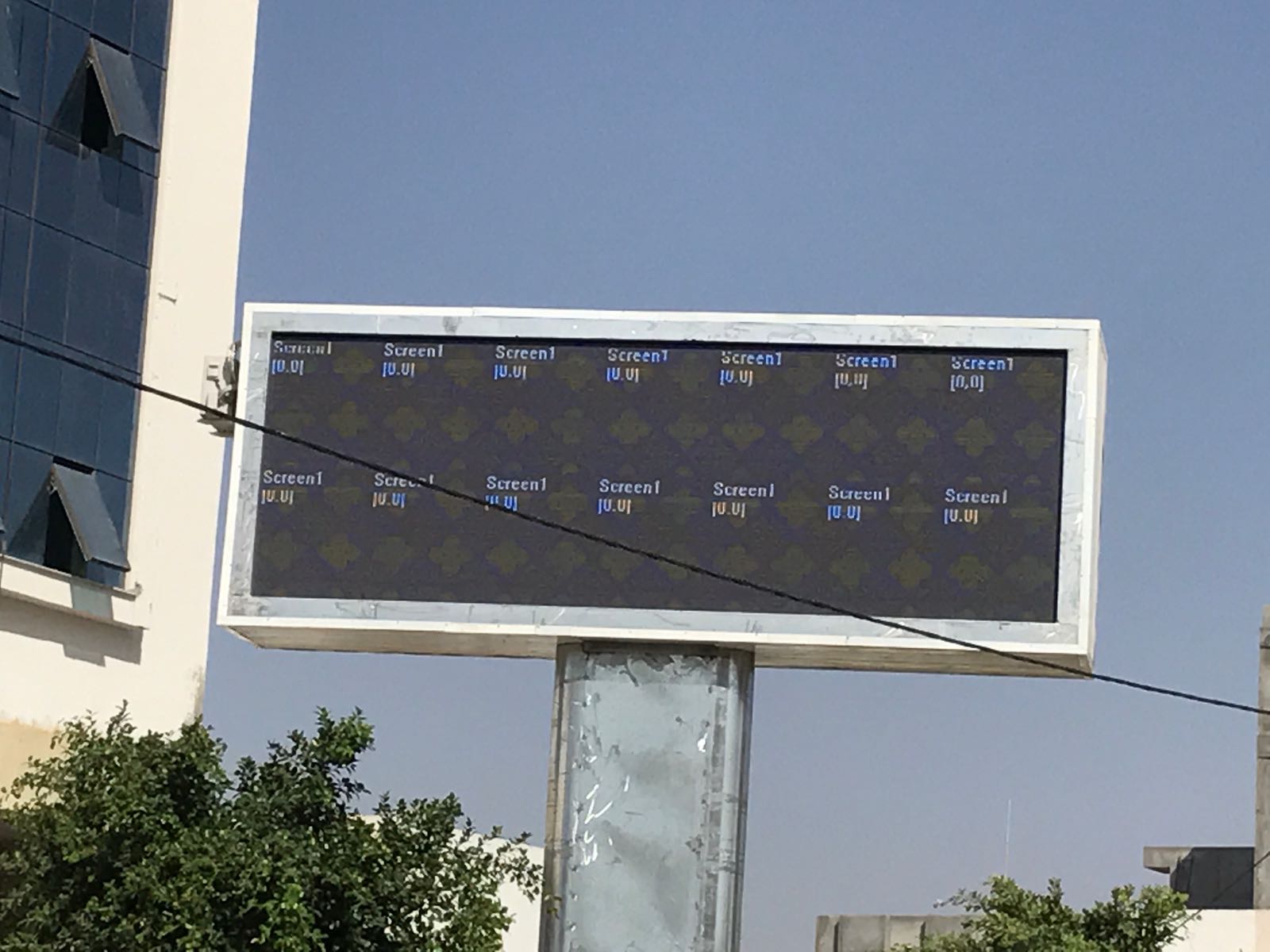 P10 Nationalstar SMD LED Display Project in Tunisia is completed.