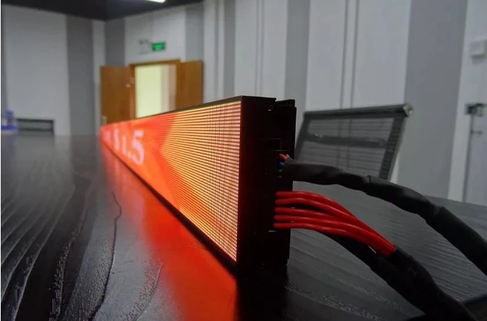 Led shelf video price-tag