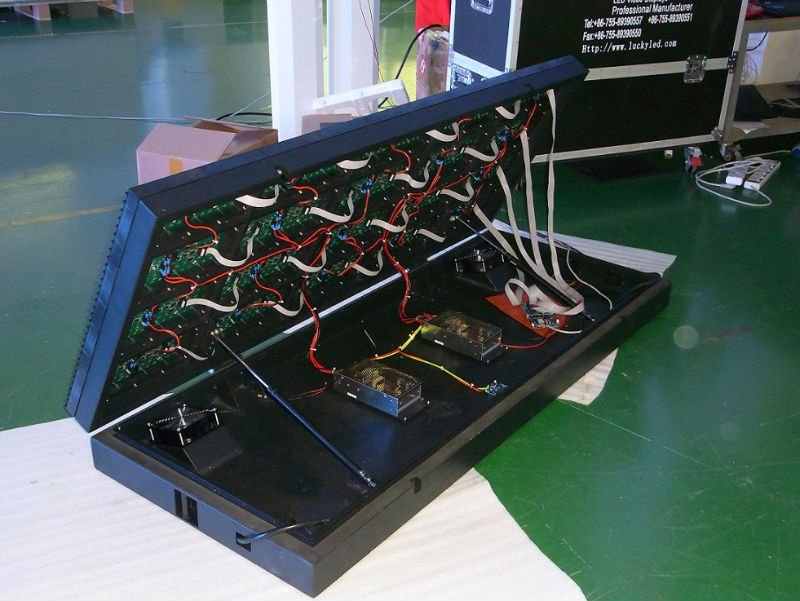 Front service led screen display