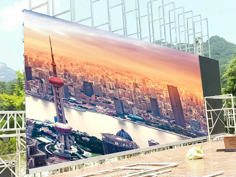 P4.8 rental outdoor big display