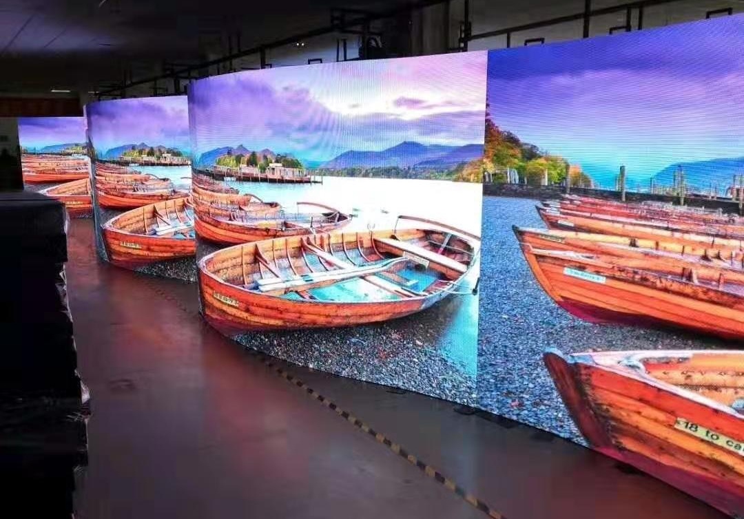 outdoor P4.81 Display Panel For Church 4.8Mm P4.8 Rental Wedding Stage Backdrop