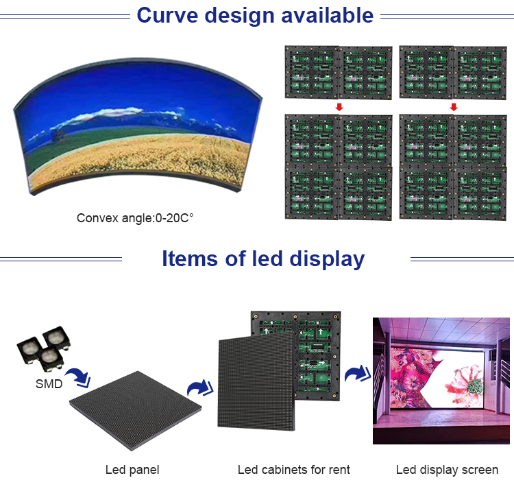 P3 HD waterproof display