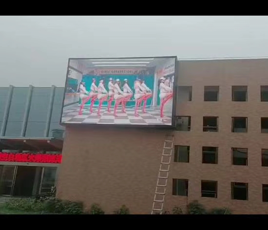 28 sqm P5 outdoor led video wall panels have been installed in Lasa