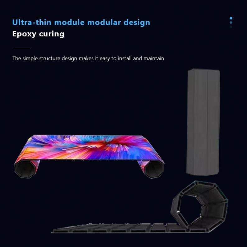 Innovative foldable roll up led displays for dance floor and hanging