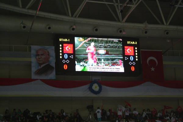 Info about color temperature for the LED video display screens.