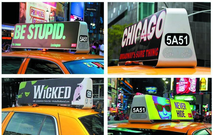 P3 Taxitop LED video display P3 Taxitop LED video display