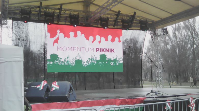 P6.67 outdoor led display is shining in Hungary Europe